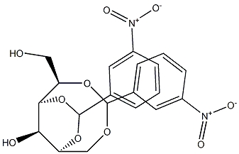 1-O,5-O:2-O,4-O-Bis(3-nitrobenzylidene)-D-glucitol Struktur