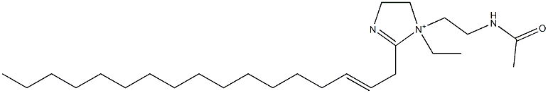 1-[2-(Acetylamino)ethyl]-1-ethyl-2-(2-heptadecenyl)-2-imidazoline-1-ium|