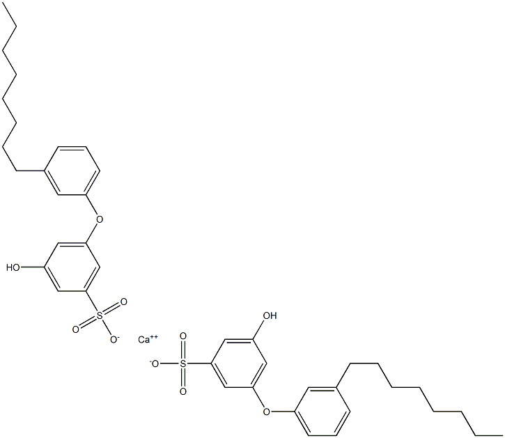 Bis(5-hydroxy-3'-octyl[oxybisbenzene]-3-sulfonic acid)calcium salt