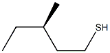 [R,(-)]-3-Methyl-1-pentanethiol Struktur
