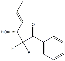 (3R,4E)-2,2-Difluoro-3-hydroxy-1-phenyl-4-hexen-1-one