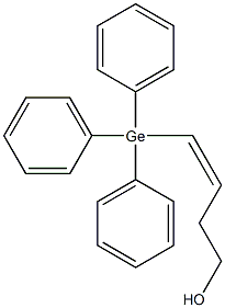 (Z)-4-(Triphenylgermyl)-3-buten-1-ol Struktur