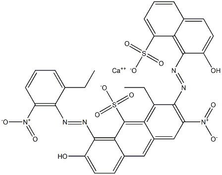 Bis[1-[(2-ethyl-6-nitrophenyl)azo]-2-hydroxy-8-naphthalenesulfonic acid]calcium salt