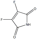 3,4-difluoro-1H-pyrrole-2,5-dione Structure