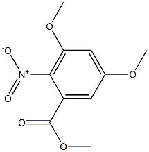 3,5-Dimethoxy-2-nitro-benzoic acid methyl ester Struktur