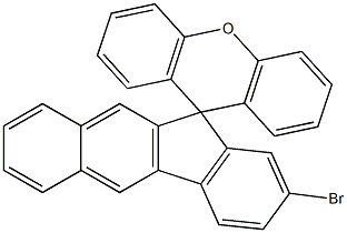 2-bromospiro[benzo[b]fluorene-11,9'-xanthene] Structure