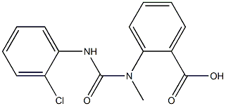 2-{[(2-CHLOROPHENYL)CARBAMOYL](METHYL)AMINO}BENZOIC ACID