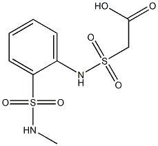 2-{[2-(METHYLSULFAMOYL)PHENYL]SULFAMOYL}ACETIC ACID