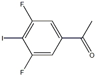 1-(3,5-Difluoro-4-iodo-phenyl)-ethanone Struktur