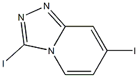 3,7-Diiodo-[1,2,4]triazolo[4,3-a]pyridine 化学構造式