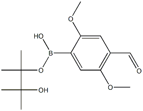 2,5-Dimethoxy-4-formylphenylboronic acid pinacol ester Structure