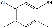 5-Chloro-2,4-dimethylbenzene-1-thiol, 1823050-95-8, 结构式