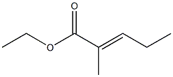 2-Methyl-2-pentenoic acid ethyl ester 化学構造式