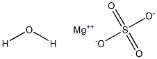 一水硫酸镁, , 结构式