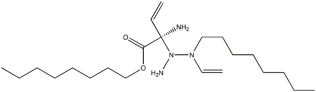 Dioctyl divinyltriamino glycine Struktur