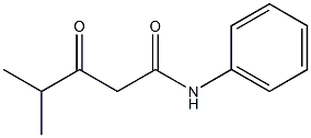Isobutyrylacetanilide Struktur