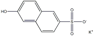 2-naphthol-6-sulfonic acid potassium salt Structure