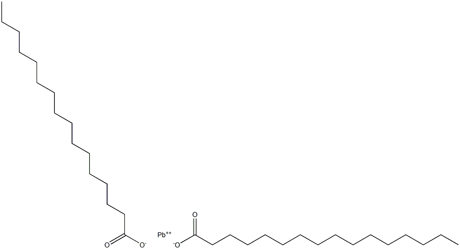 Lead palmitate Structure
