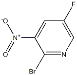 2-溴-3-硝基-5-氟吡啶 结构式