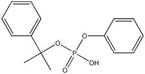 异丙苯基苯基磷酸酯,,结构式