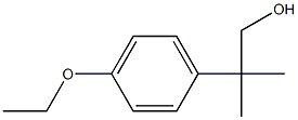 2-(4-乙氧基苯)-2-甲基丙醇, , 结构式
