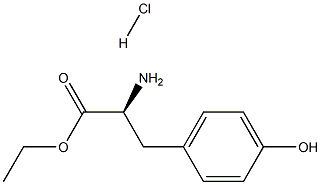 酪氨酸乙脂盐酸盐,,结构式
