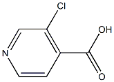 3-chloroisonicotinic acid Struktur