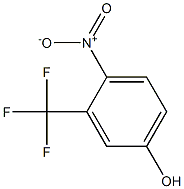 5-羟基-2-硝基三氟甲苯 结构式