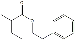 Phenylethyl 2-methylbutyrate Struktur