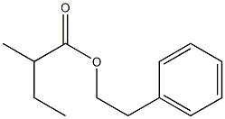 2-甲基丁酸苯乙酯,,结构式