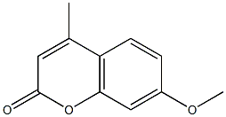 4-甲基-7-甲氧基香豆素,,结构式