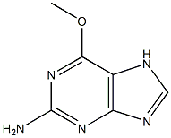 O6-甲基鸟嘌呤,,结构式