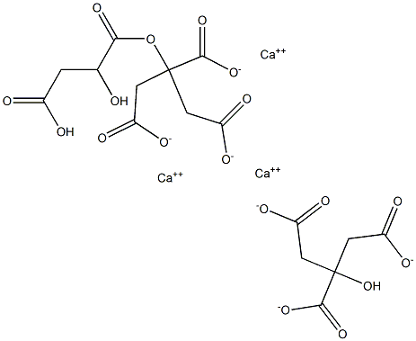 Calcium citrate malate Struktur