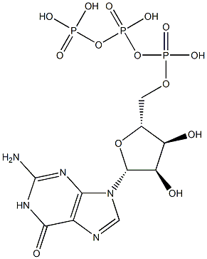 鸟苷三磷酸, , 结构式