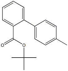 4'-methylbiphenyl-2-carboxylic acid tert-butyl ester Struktur