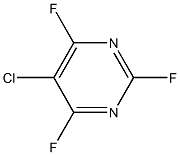 2,4,6-三氟-5-氯嘧啶, , 结构式