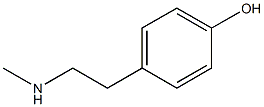N-甲基酪胺, , 结构式