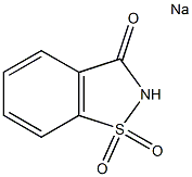 Saccharin sodium,,结构式