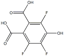 4-羟基-3,5,6-三氟邻苯二甲酸,,结构式