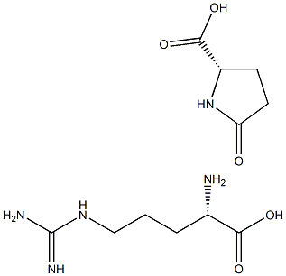 L-arginine pyroglutamic acid Structure