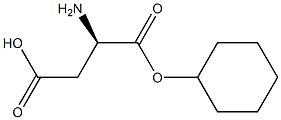 D-aspartate cyclohexyl ester Struktur