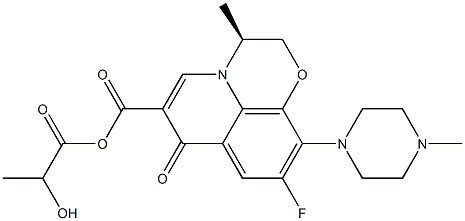 Levofloxacin lactate tablets Structure