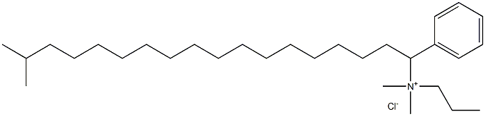 Isostearyl propyl dimethyl benzyl ammonium chloride Structure