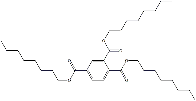 偏苯三酸酐三辛酯,,结构式