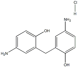 2,2'-methylenebis-4-aminophenol hydrochloride Struktur