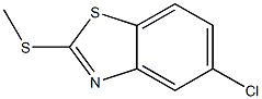 2-甲硫基-5-氯苯并噻唑,,结构式
