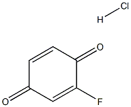 Fluoroquinone hydrochloride Struktur