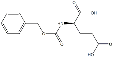 CBZ-D-glutamic acid Structure