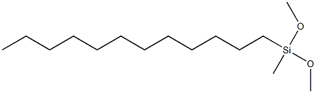 Dodecylmethyldimethoxysilane Structure