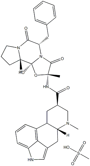 Dihydroergotamine mesylate sustained release tablets Struktur